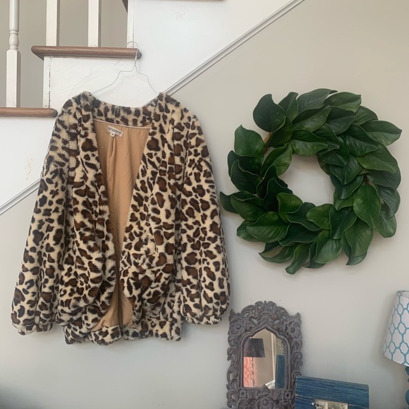 WONDERLAND Jackets & Blazers - Leopard coat medium